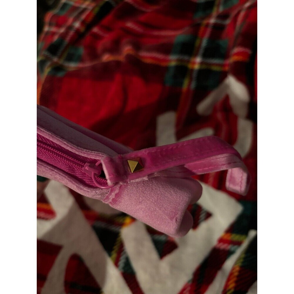 Valentino pink velvet pouch - Picture 3 of 4